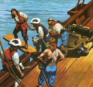 Walking the plank by Ron Embleton