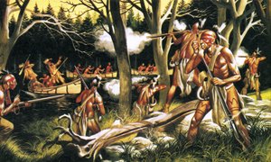 When the Red Man Rode: The Hurons by Ron Embleton