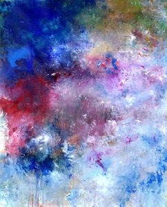 Vibrant Abstract Swirls by Ron Halfant