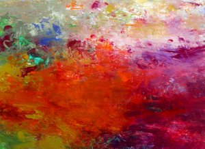 Vibrant Fiery Abstract