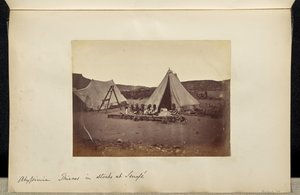 Abyssinia: Thieves in Stocks at Senafe by Ronald Ruthven Leslie Melville