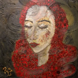 Sensitive Woman with Red Hair by RosaLi