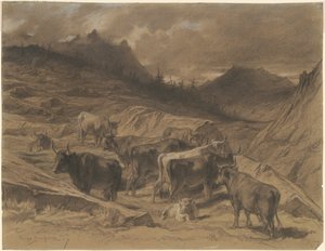 Cattle in the Auvergne by Rosa Bonheur