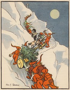 The Redcap Gnomes Delivering the Christmas Tree