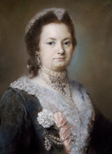 Portrait of a Lady by Rosalba Giovanna Carriera