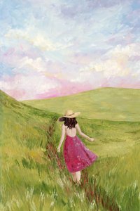 Dreamy Meadow Walk by Rosana Laiz Blursbyai