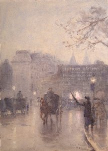 Hailing a Cab, South Kensington