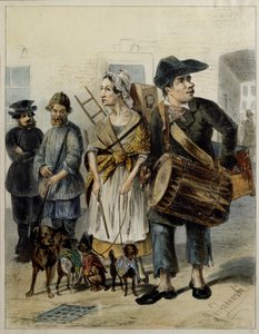 A Servant Takes the Dogs Out, 1843 by Rudolf Kasimirovich Zhukovsky