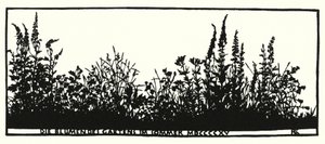 Page from Hausliches Leben, Silhouettes by Rudolf Koch by Rudolf Koch