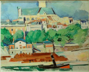 Banks of the Seine at St. Gervais-St. Protais