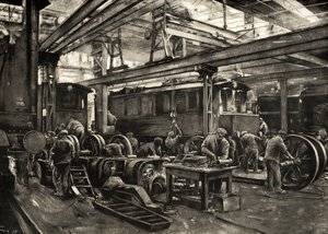 German Railways - Reichsbahn Repair Shop for Electric Locomotives in Munich, 1935
