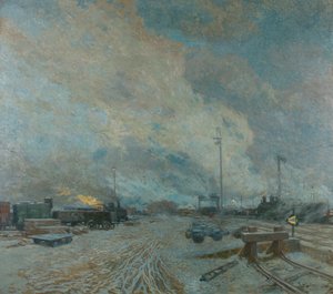 Freight Station by Rudolf Quittner