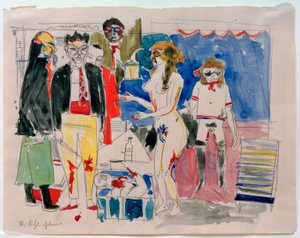 Sadistic Scene by Rudolf Schlichter