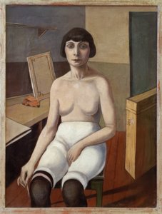 Seated Jenny by Rudolf Schlichter