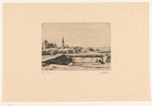 Veere by Rudolf Schönberg (signed by artist)