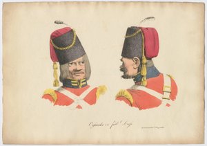 The Cossack uniform, 1820