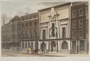 View of Bullocks Museum, Better Known as the Egyptian Hall, on Piccadilly by Rudolph Ackermann