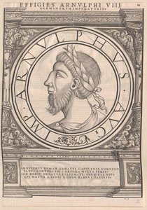 Roman East Francia Emperor Arnulf by Rudolph Wyssenbach