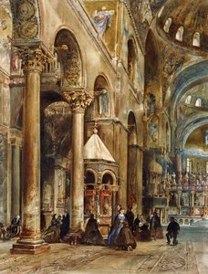 Interior of the Basilica di San Marco, Venice