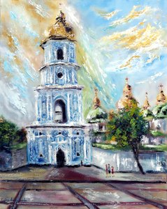 Golden Domed Kyiv Ukraine, 2022
