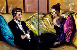 Longing - diptych, 2024
