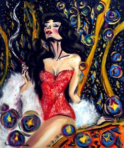 Shimmering Night, 2025 by Ruslana Levandovska