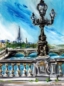 The Pont Alexandre III Paris, 2022 by Ruslana Levandovska