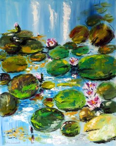 Water Lily Pond by Ruslana Levandovska