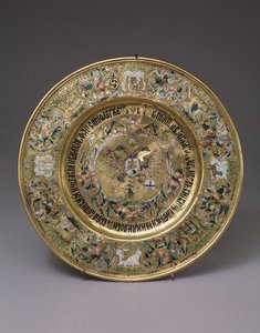 Plate of Tsar Alexei Mikhailovich by Russian Master