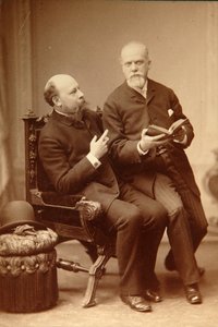 Artist Pavel Vassilievich Shukovsky (1846-1912) Historian Alexander Onegin (Otto) in Weimar