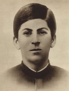Joseph Stalin at the Time of His Graduation from Gori Divinity School, Georgia, 1894 by Russian Photographer