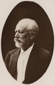 Portrait of Pyotr Ilyich Tchaikovsky by Russian Photographer