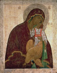 The Yakhroma Madonna of Humility, Russian icon, possibly School of Pskov