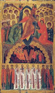 The Descent into Hell, with Selected Saints, late 15th century