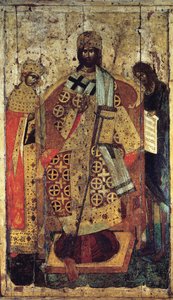The King of Kings Upon the Right Hand Did Stand by Russian icon.