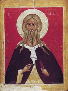 The Prophet Elijah, end 14th - early 15th century by Russian icon.