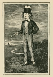An Imaginary Portrait of Charles Dickens as a Young Boy by Ruth Cobb