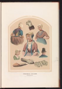 Costume of Walcheren Island in Zeeland, 1857 by Ruurt de Vries