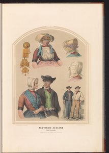 Costume of Island Zuid-Beveland in Zeeland, 1857 by Ruurt de Vries