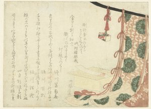 A Poetry-slip on a Ceremonial Stand