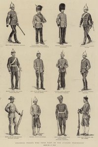 Colonial Troops Who Took Part in the Jubilee Procession by S.T. Dadd