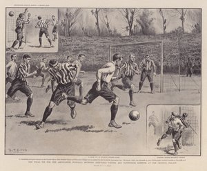 The final tie for the association football by S.T. Dadd