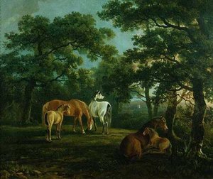 Horses in a Landscape by S. and Barrett G. Gilpin