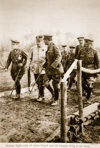 General Joffre with Sir John French and Sir Douglas Haig at the Front by S. d A. Photography