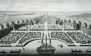 View of the Orangery at Geibach, engraved by Johann Georg Pintz