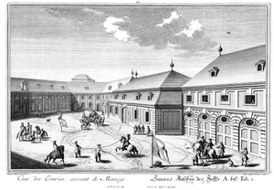 View of the Marstallhof by Salomon Kleiner