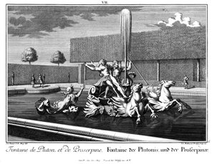 View of the Fountain of Pluto and Proserpina