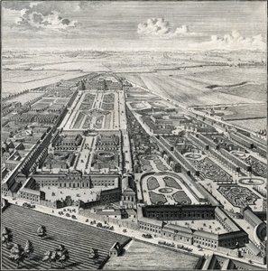 View of the Garden of Prince Eugene and the Adjacent Gardens of the Salesian Convent and Prince Schwarzenberg