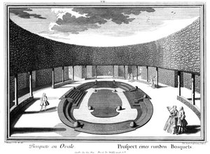 View of a Round Bosquet