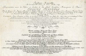 Title Page of the First Part by Salomon Kleiner